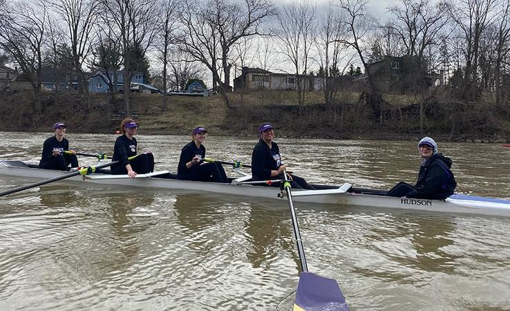 Rowing Competes Against RIT and Fisher - Nazareth University Athletics