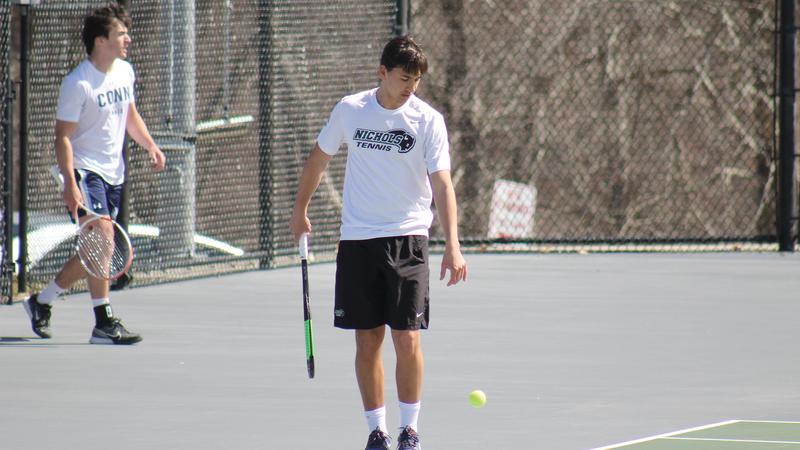 Men's Tennis Swings Past Wentworth, 5-2 - Nichols College Athletics