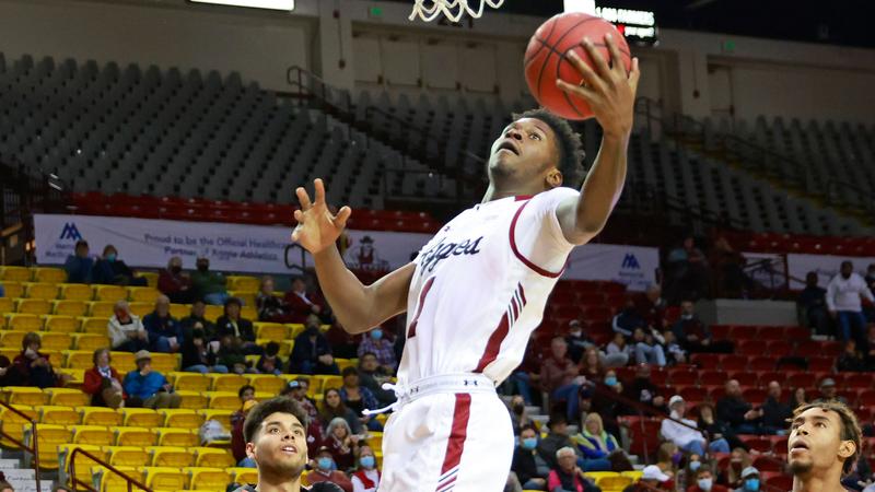 Deuce Benjamin Bench Boost Brings NM State Fifth-Straight Win, 93-60 over Northern New ...