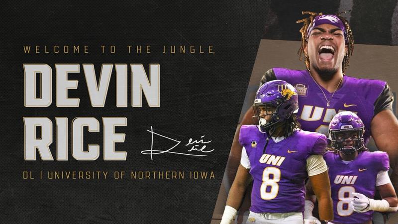 Panthers Sign Defensive Lineman Devin Rice - Bay Area Panthers