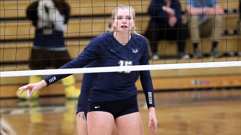 Madison Reeves Oregon Tech Lady Owls Drop Pair of 5-Set Matches to Open Season - Oregon Institute ...