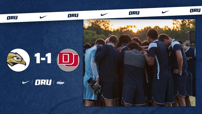 Oru Ru (RV) ORU Men’s Soccer Plays #17 Denver to 1-1 Draw - Oral Roberts ...