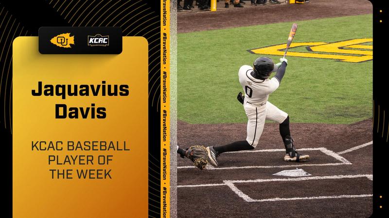 B. Davis Baseball Davis Named KCAC Baseball Player of the Week - Ottawa University