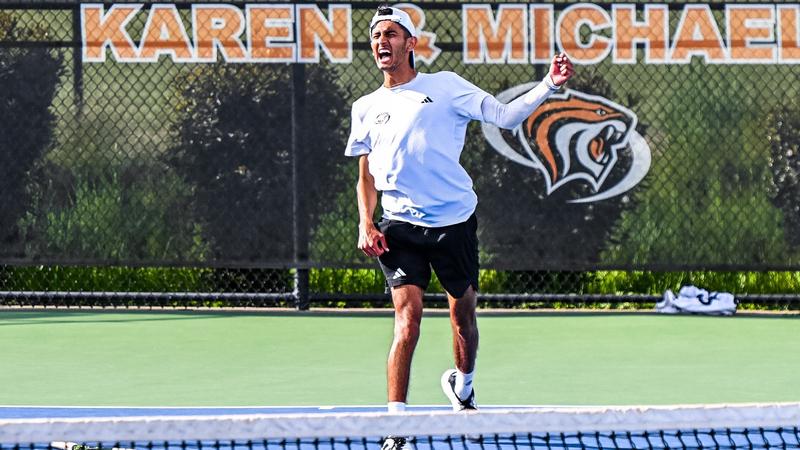 Daniel Calver Men’s Tennis Pushes Past Cal Poly - University of the Pacific