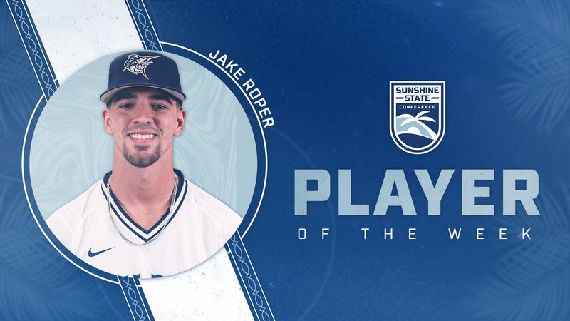 Jake Roper Earns SSC Player of the Week Honors - Palm Beach Atlantic ...