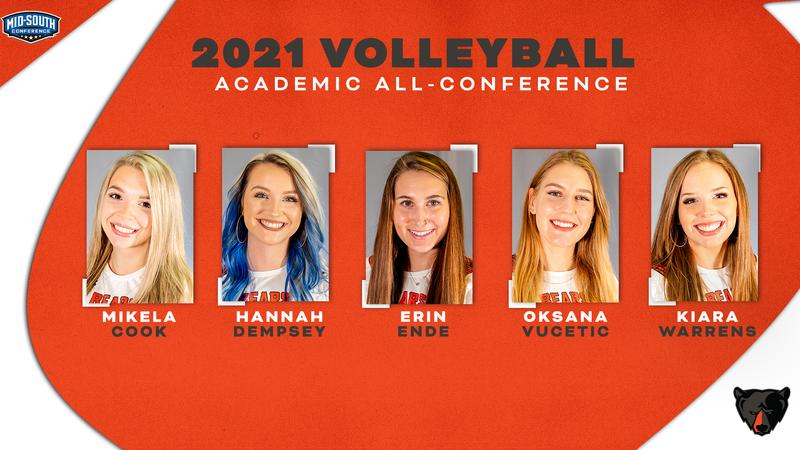 Volleyball Conference Roster Five From Volleyball Named Academic All-Conference - UPIKE Athletics