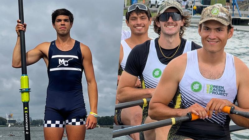 Andrew Meyer Rit Rowing Men’s Rowing has a pair of athletes working hard during the summer ...