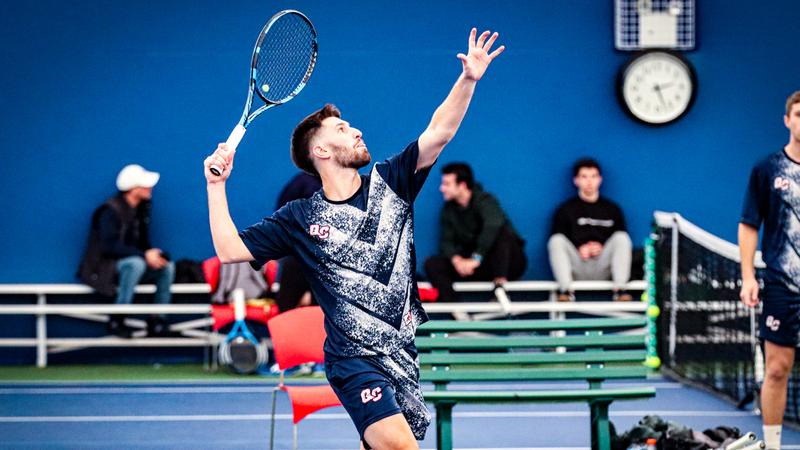 Tennis Rallying Men’s Tennis Rally in Singles Play, Earns 6-1 ECC Victory over STAC ...