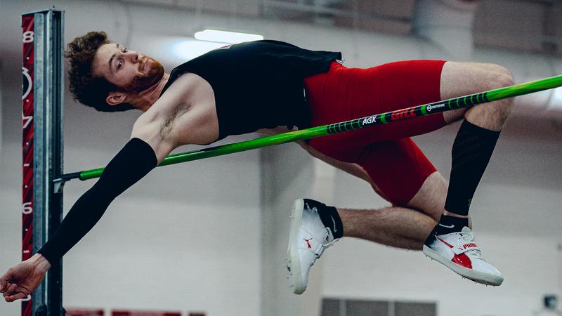 Blake Ruffner High Jump Fisher Sets New High Jump Mark in Red Hawk Opener - Ripon College Athletics