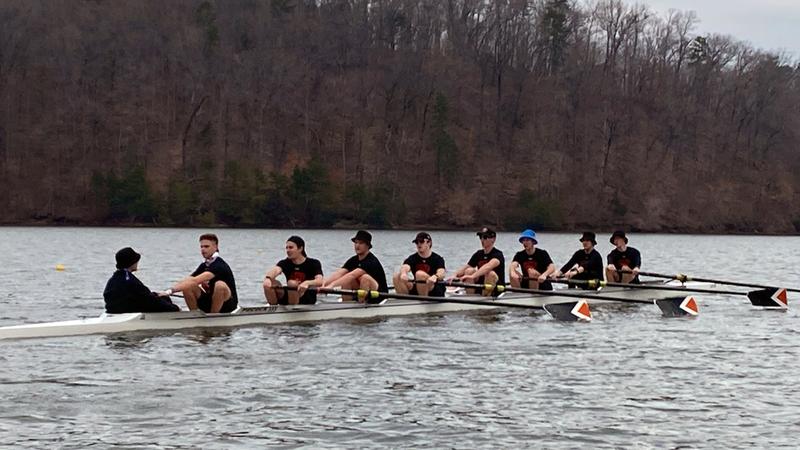 Uscga Rowing Men’s Crew varsity eight sweep 1,000-meter runs against USCGA ...