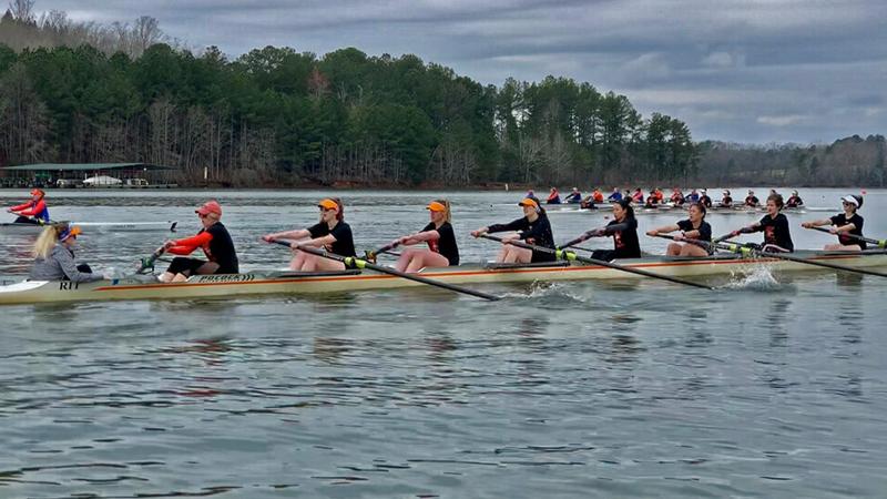 Uscga Rowing Women’s Crew varsity eight takes two 1,000-meter pieces against USCGA ...