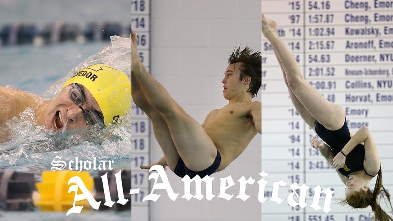 Nicholas Ruzza Three Named CSCAA Scholar All-Americans - University of Rochester Athletics