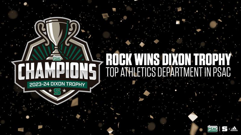 CHAMPS: Rock wins 2023-24 PSAC Dixon Trophy - Slippery Rock University ...