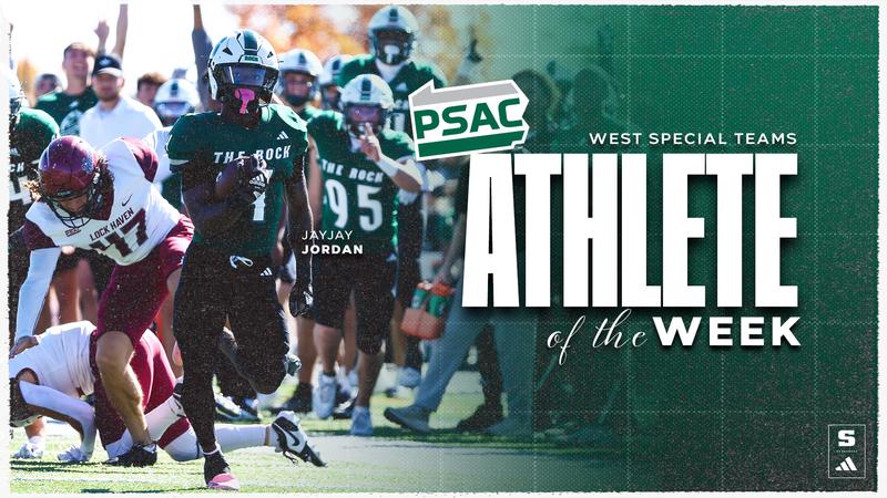 Track Field Front Jordan earns fourth PSAC weekly honor - Slippery Rock University Athletics