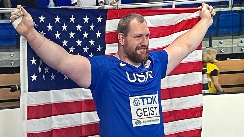 Sam Geist Geist earns silver medal at World Championships - Slippery Rock ...