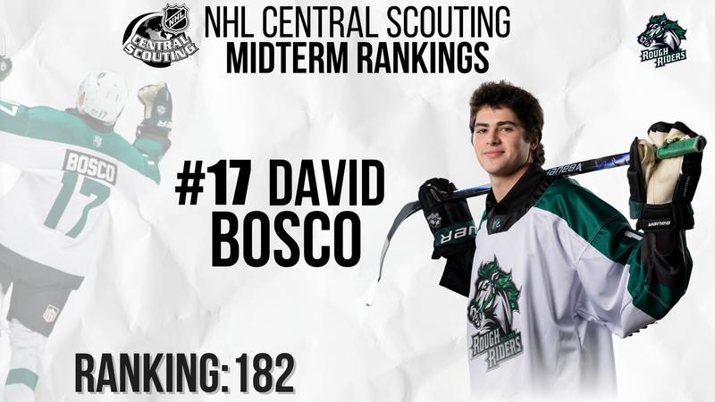 Midterm Ranking RoughRider David Bosco Named to NHL Central Scouting Midterm Rankings ...
