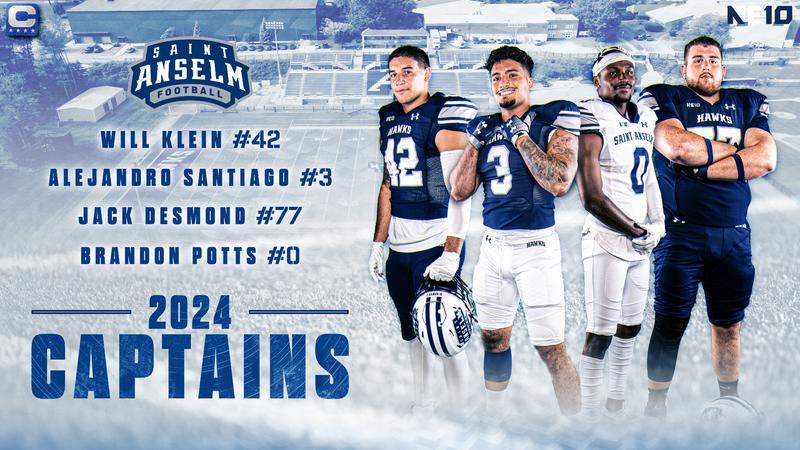 Football Names Four Captains Ahead of 2024 Season - Saint Anselm ...