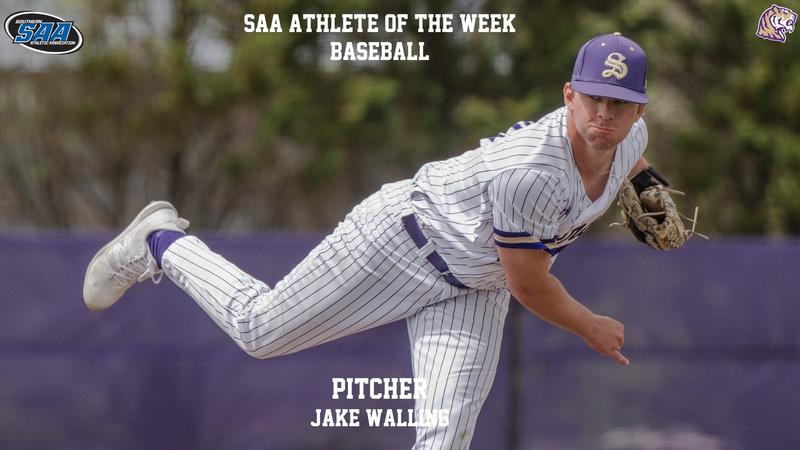 Jake Walling Jake Walling collects SAA Pitcher of the Week Honors - The University ...