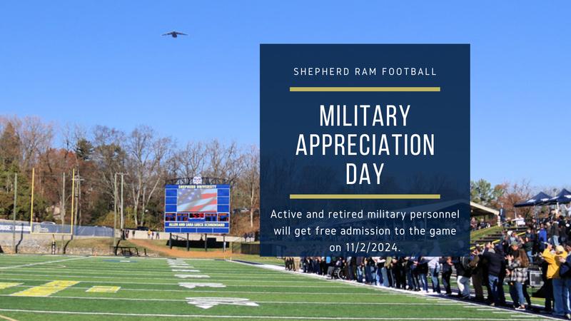 Shepherd Football to Host Military Appreciation Day/Senior Day on ...