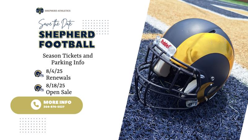 Shepherd Football Season Tickets and Parking Plans Announced - Shepherd ...