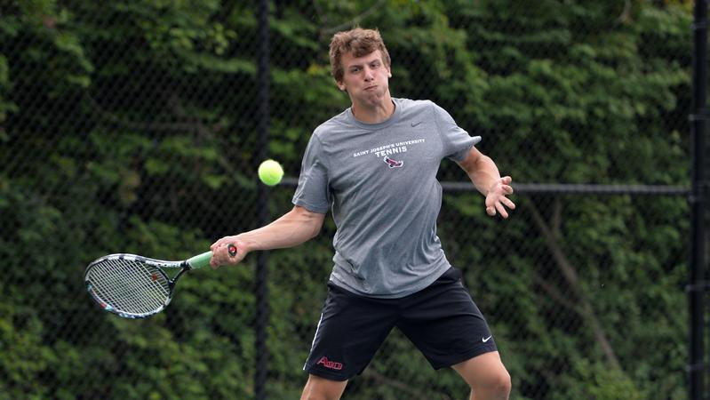 Daniel Calver Men' Tennis Drops Tight Match to Drexel, 4-3 - Saint Joseph's University