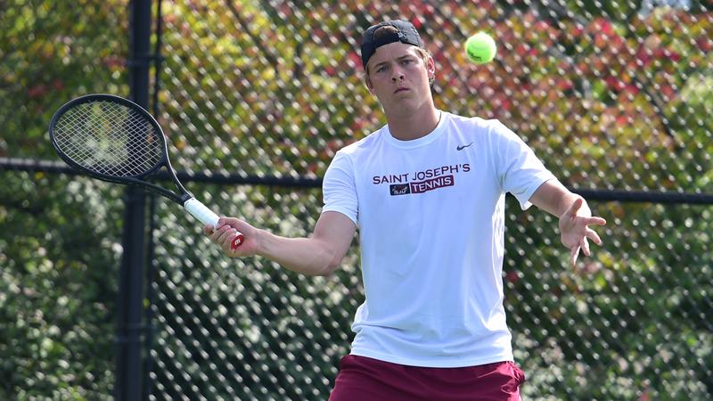 Men's Tennis Battles But Falls to Davidson, 4-2 - Saint Joseph's University