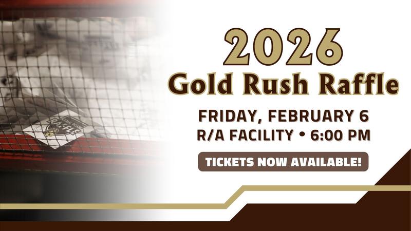 Gold Raffle Nitgh Tickets on sale for annual Gold Rush Raffle on Feb. 6 - SMSU Athletics