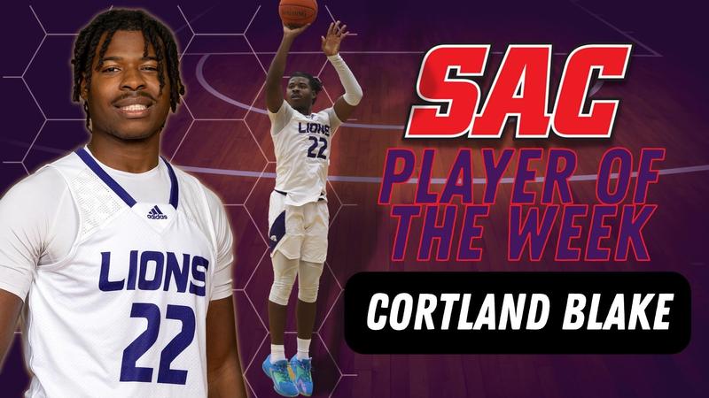 Colten Blake Cortland Blake dubbed the Sooner Athletic Conference Player of the Week ...