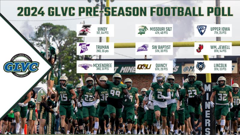 Glvc Map GLVC places Miners fourth in pre-season football poll - Missouri S&T ...