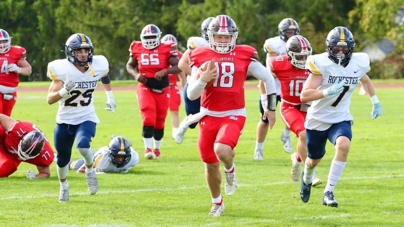Shon Rountree Football Rochester Defeats Saints at Leckonby Stadium - St. Lawrence University ...