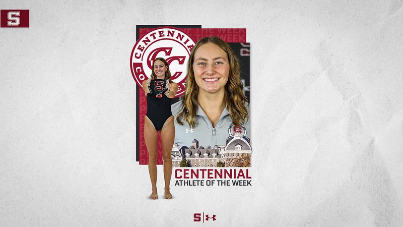 Morgan Gerhardt Weygandt Picks Up Second Centennial Women's Swimming Athlete of the ...