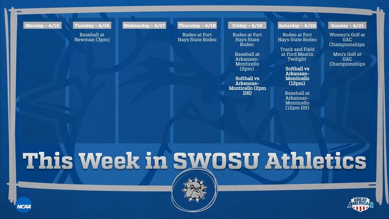 This Week In SWOSU Athletics (April 15 - 21) - Southwestern Oklahoma ...