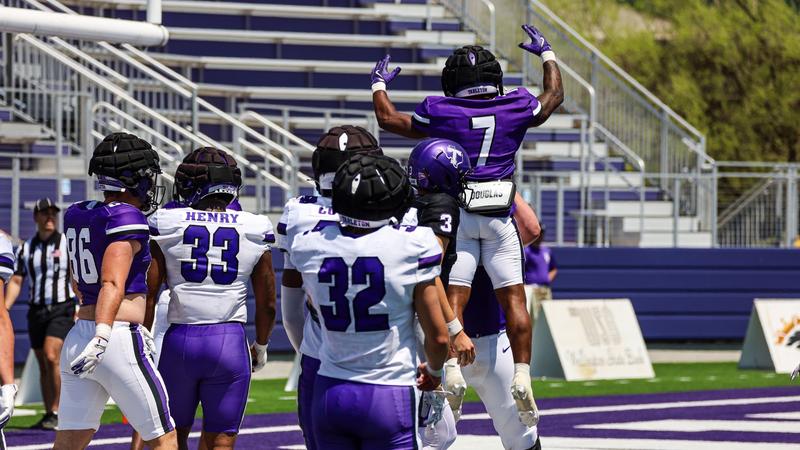 Tarleton St Rodeo Football Purple defeats White in 2025 Tarleton State Football Spring Game ...