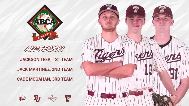 Trinity Baseball Logo Trinity Baseball Trio Adds Another All-Region Honor - Trinity University