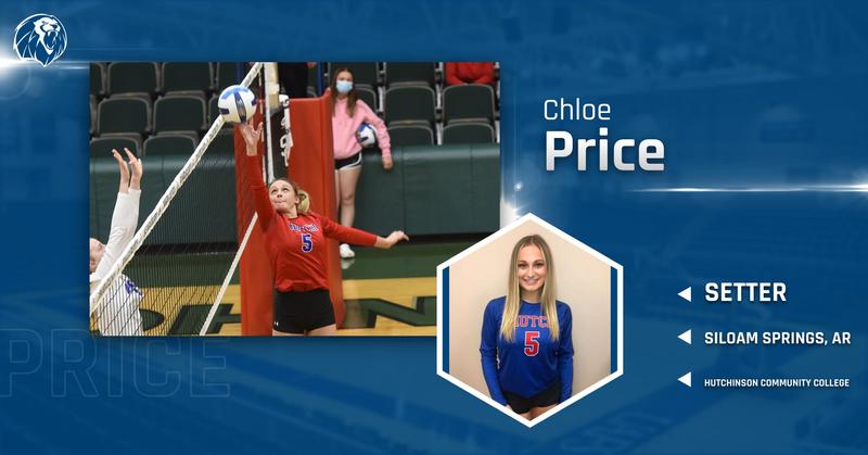 Chloe Setter Volleyball adds setter Chloe Price for 2021 - UA Fort Smith Athletics