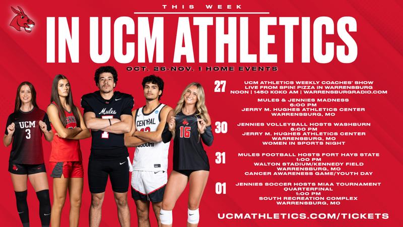 Track Field Front This Week in UCM Athletics: October 26-November 1 - University of ...