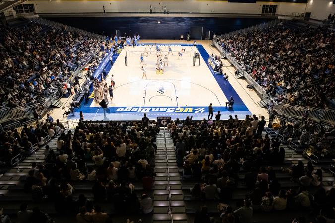 Record Crowd at LionTree Arena as Tritons Battle but Fall Against UCLA ...