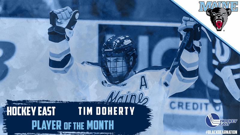 Tim Doherty Tim Doherty Named Hockey East Player of the Month - University of Maine ...