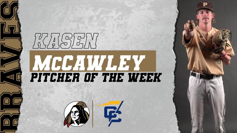 Mccrawley McCawley Named Conference Carolinas Pitcher Of The Week - UNCP Athletics