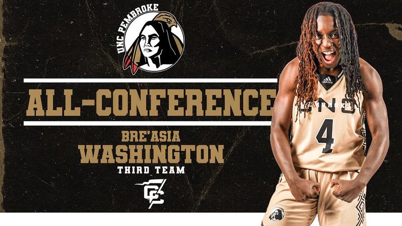 All Conference Team Washington Named To All-Conference Team - UNCP Athletics