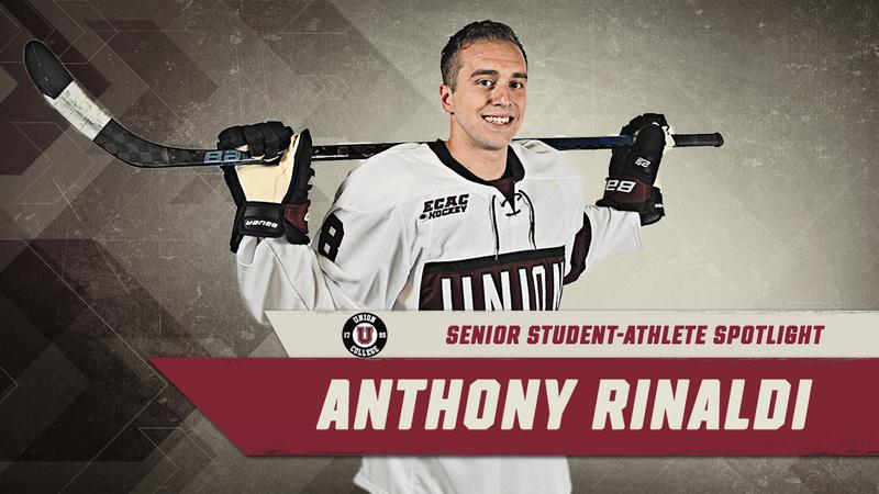 Bobby Rinaldi Senior Spotlight: Anthony Rinaldi - Union College Athletics