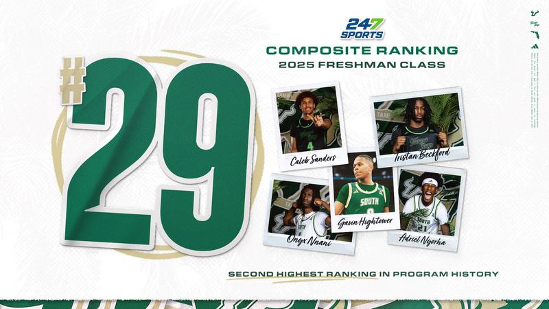 USF Men’s Basketball Finalizes 2025-26 Roster with No. 29 Ranked ...