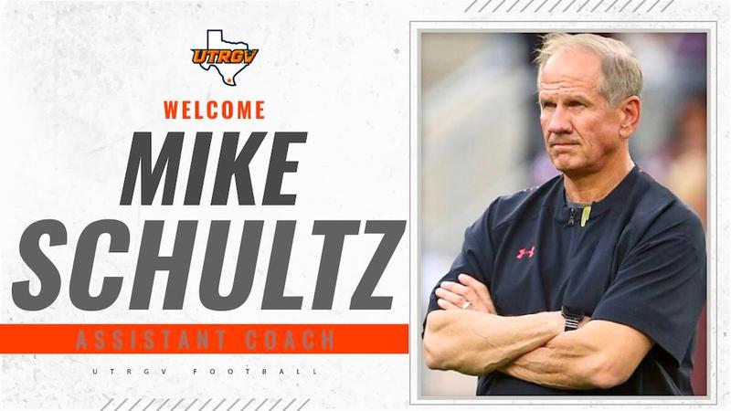 Football Hires Mike Schultz as Assistant Coach - UTRGV Athletics