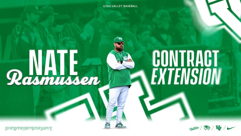 Neil Rasmussen Baseball Rasmussen signs extension through the 2029 season - Utah Valley ...