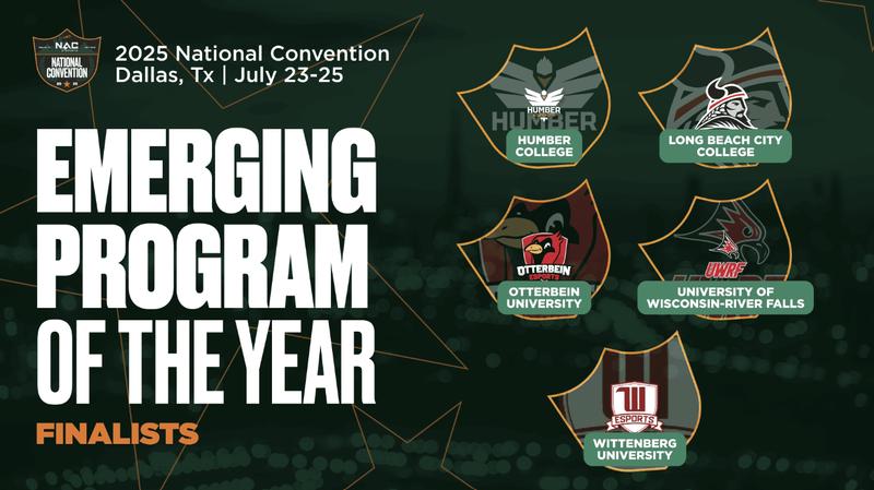 UWRF Esports named a finalist for 2025 NACE Emerging Program of the ...