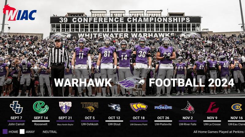 Warhawk Football Releases 2024 Schedule - University of Wisconsin ...