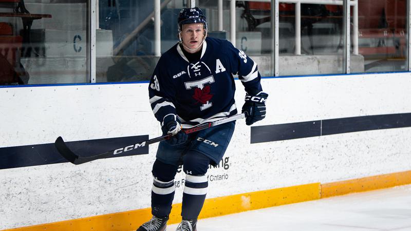 Blake Mahovic BLUES FALL TO GUELPH IN HIGH SCORING CONTEST - University of Toronto ...