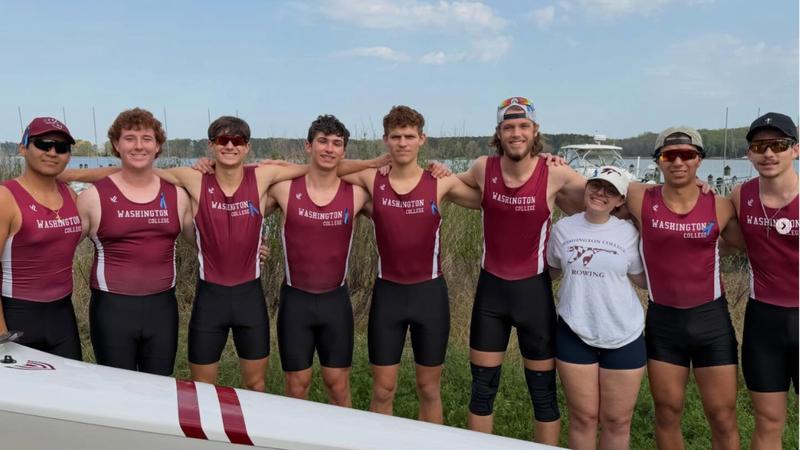 Luke Collins Rowing Shoremen Rowing Hold Steady Second At Civilian's Cup - Washington College