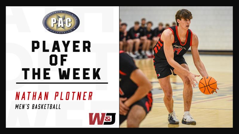 Plotner selected as PAC Men's Basketball Player of the Week ...