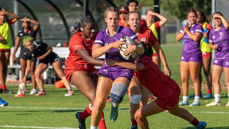 Mustangs Girls Rugby Women's Rugby takes home opener 74-6 over York - Western Mustangs Sports